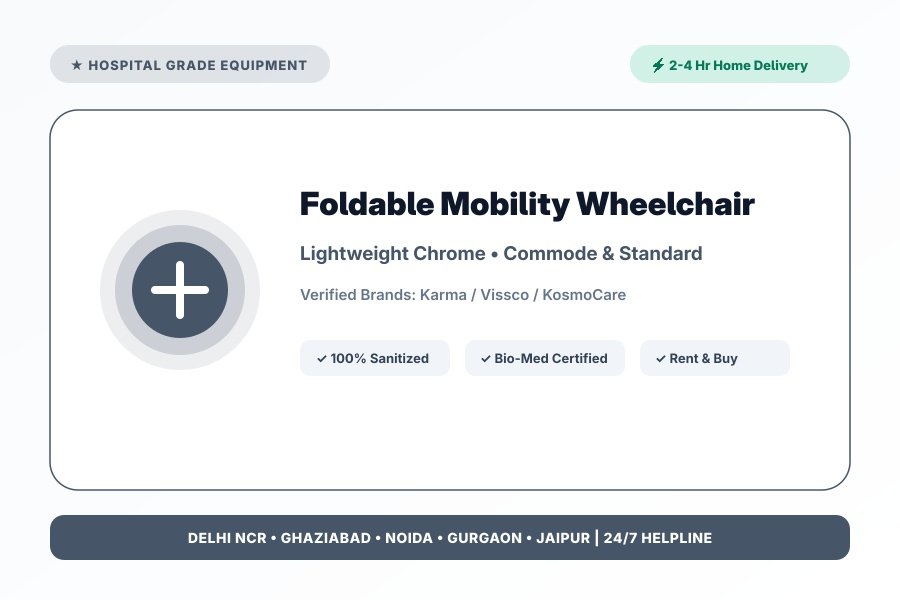 Wheelchairs & Walkers (Manual, Commode & Electric)