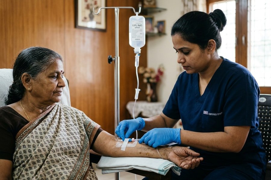Injection & IV Cannulation / Drip at Home